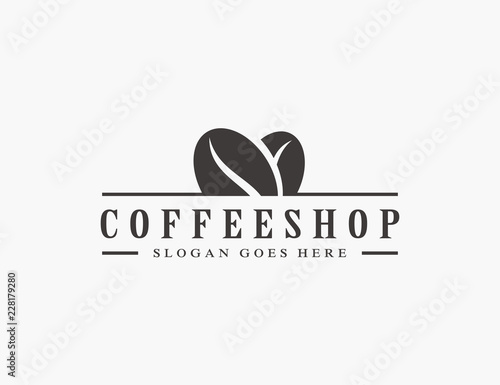 Coffee, coffee shop logo template