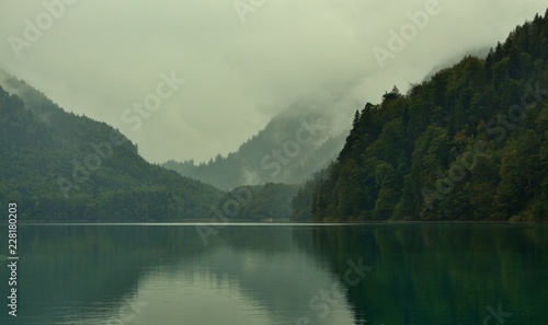 mountains around the fjords