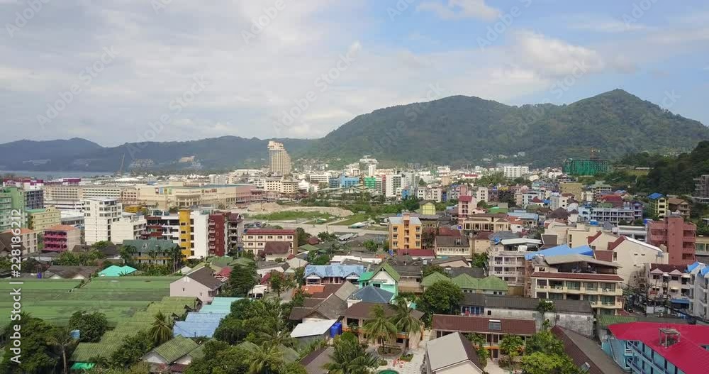 Aerial of Patong, Phuket, Thailand Aerial of Patong, Phuket, Thailand