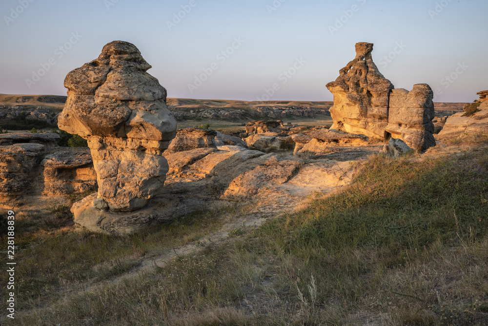 Writing on Stone Provincial Park Dawn