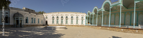 Courtyard of Sitoral Mokhl Hosa, Palace of Moon and Stars, Bukhara, Uzbekistan photo
