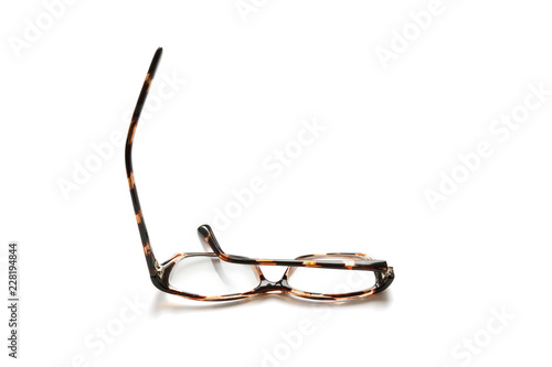 Eyeglasses isolated on a white background.