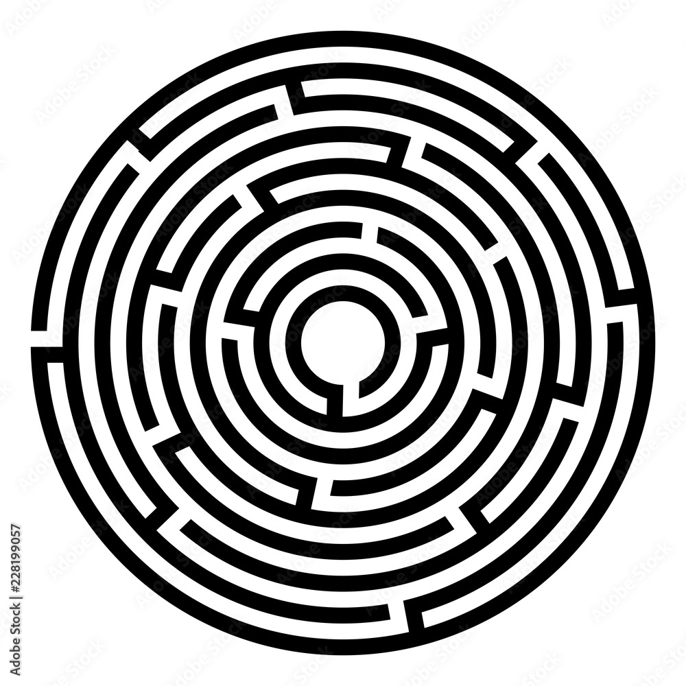 Labyrinth, game, entertainment, puzzle, Vector Image	
