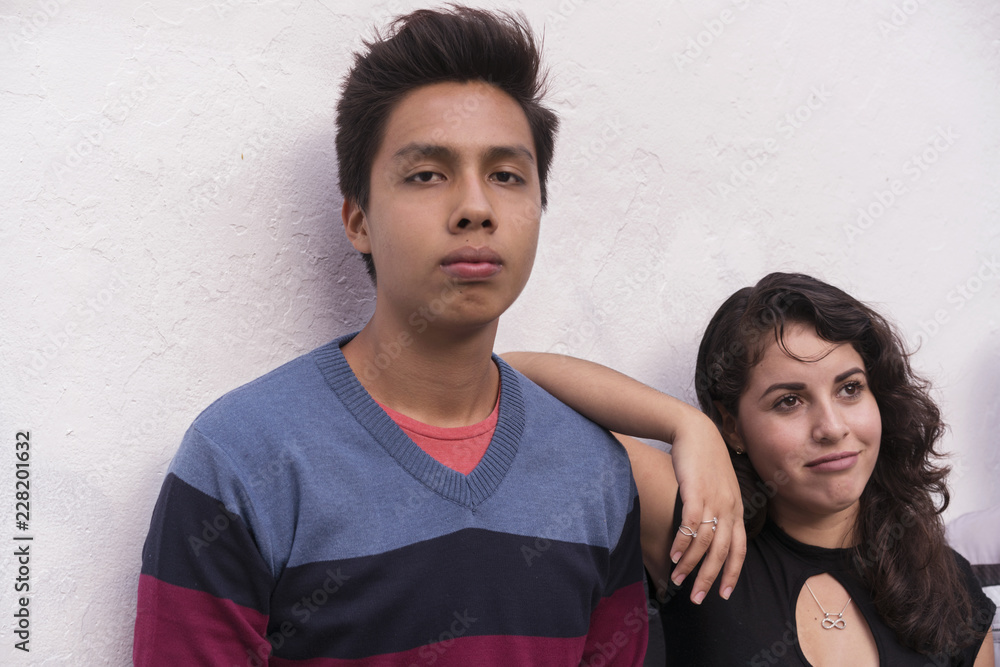 portrait of a young couple portrait of a young couple