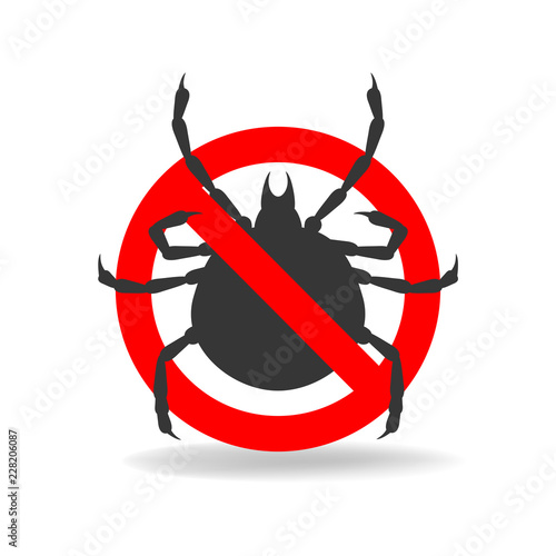Anti tick sign for insecticide