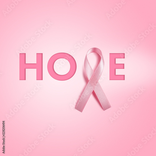 Tapety artystyczne Breast cancer awareness ribbon 