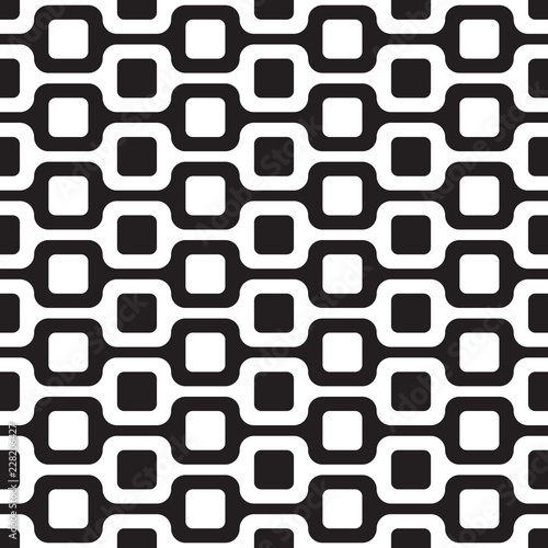 Seamless abstract Ipanema beach sidewalk pattern