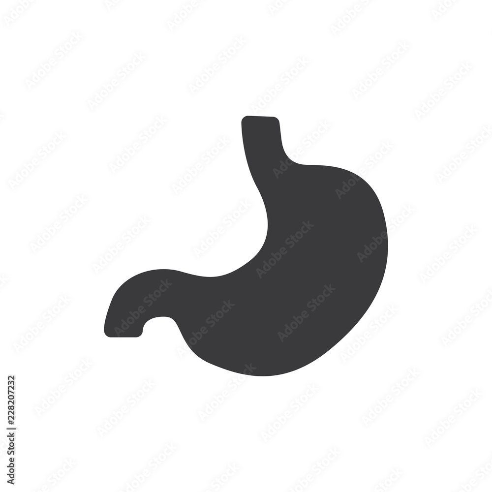 Stomach vector icon Stomach vector icon