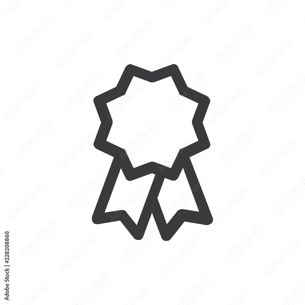 Medal vector icon