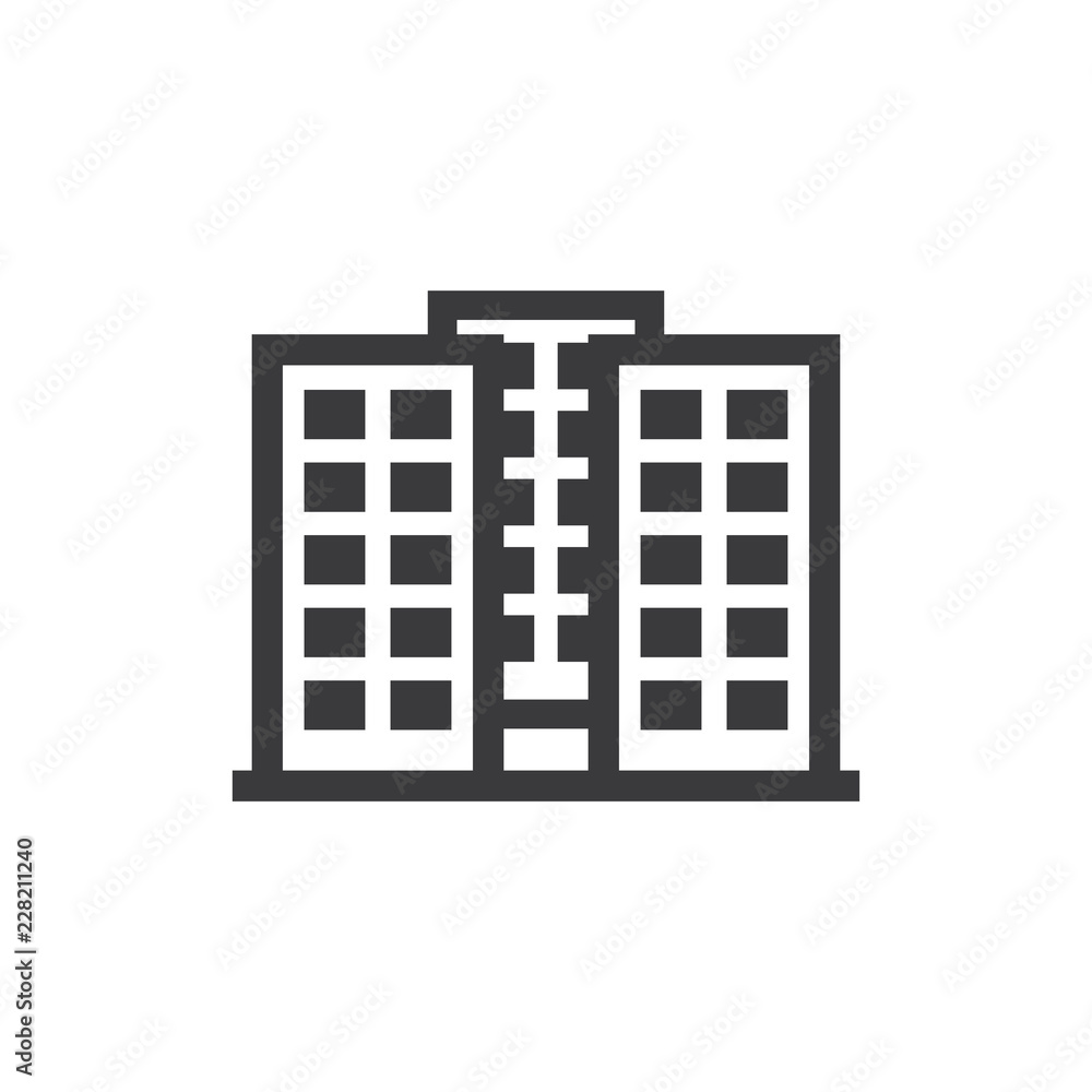 Apartments vector icon Apartments vector icon