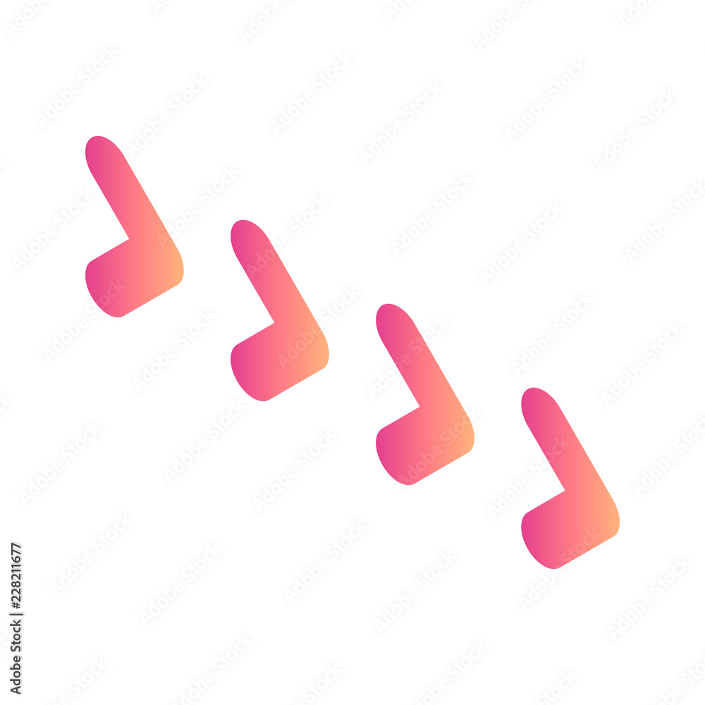Red gradient sideway icon. Isometric of red gradient sideway vector icon for web design isolated on white background Red gradient sideway icon. Isometric of red gradient sideway vector icon for web design isolated on white background