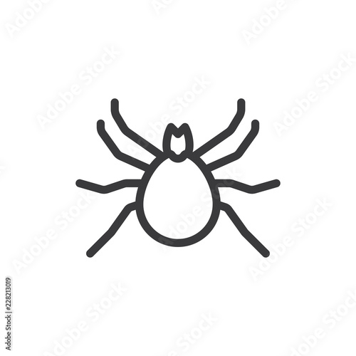Mite vector icon