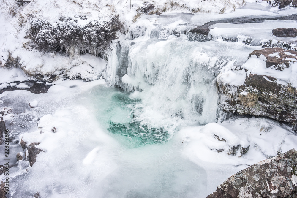 Frozen Waterfall Brecon Beacons Frozen Waterfall Brecon Beacons