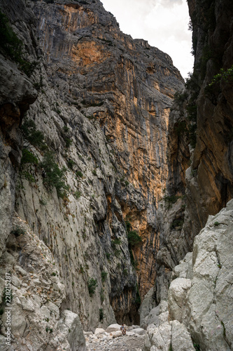 Gola Su Gorropu canyon, Sardinia, Italy - most important natural site in Sardinia.