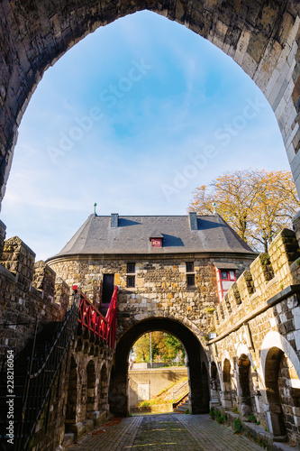 medieval Ponttor in Aachen, Germany photo