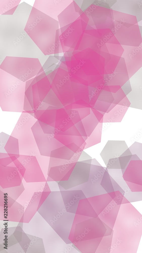Multicolored translucent hexagons on white background. Vertical image orientation. 3D illustration Multicolored translucent hexagons on white background. Vertical image orientation. 3D illustration