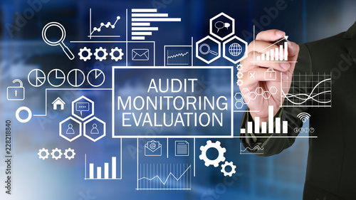 Photography Evaluation, Business Audit Monitoring Motivational Words Quotes Concept
