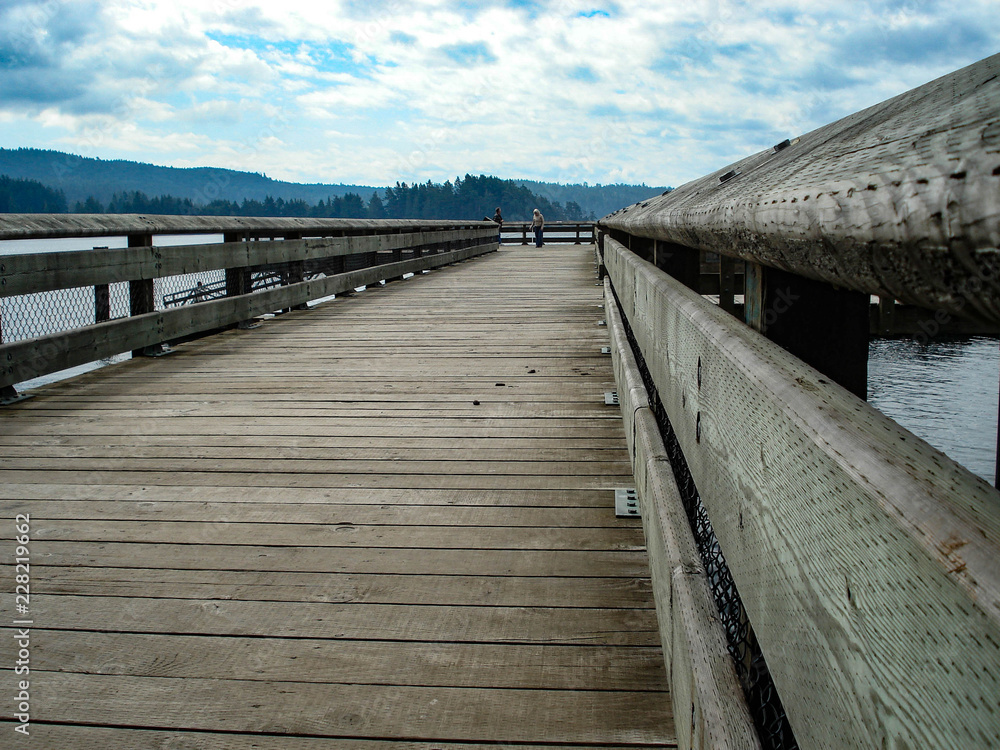 Obraz premium wood deck