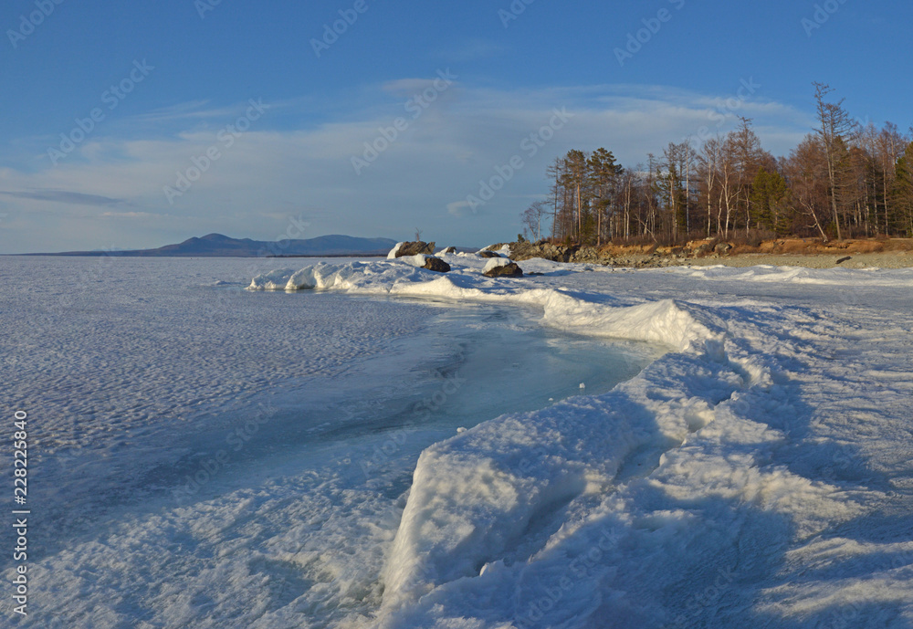 Russian Nature - Winter on the shores of lake Baikal, Eastern Siberia, Russia