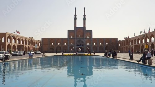 Meydan Amir Chakhmagh comlex in Yazd, Iran. photo
