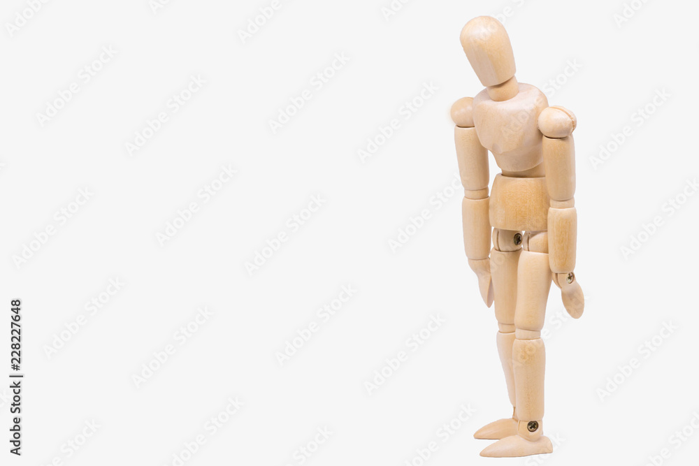 wooden figure sad disappointment wooden figure sad disappointment