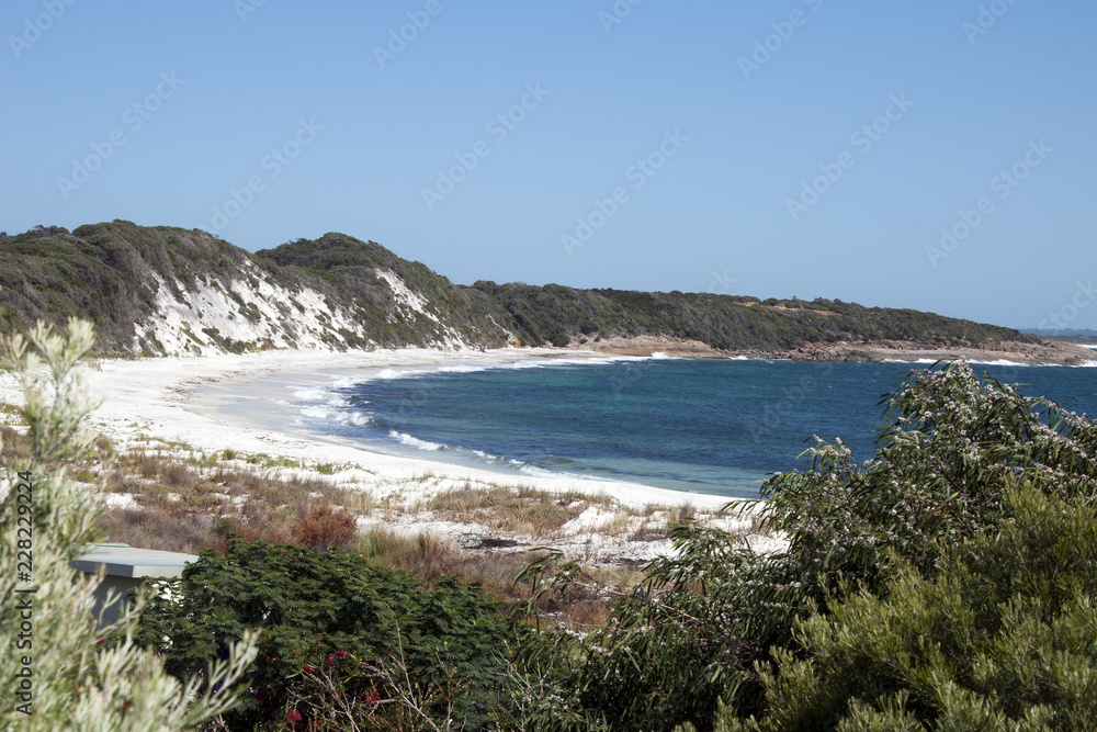 Albany Australia, Coastal view with white sand beach
