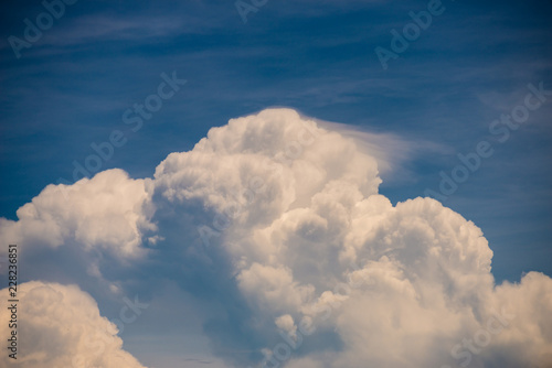 clouds with blue sky backgrounds © joesayhello