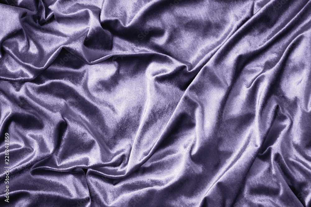 Purple shiny silk fabric texture Purple shiny silk fabric texture