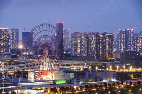 お台場と東京スカイツリー