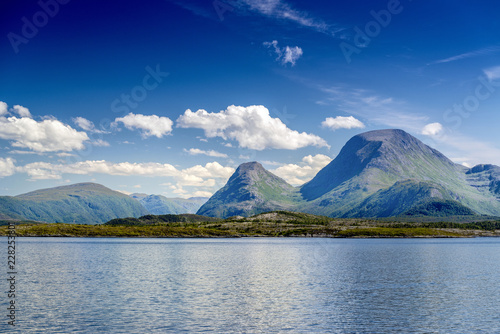 Fjord Landschaft zwischen Trondheim und Kristiansund