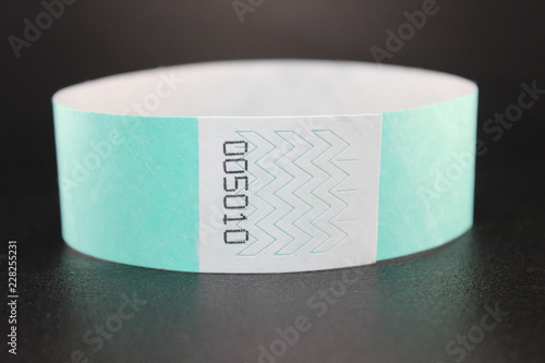 Light green wristband for hobbies