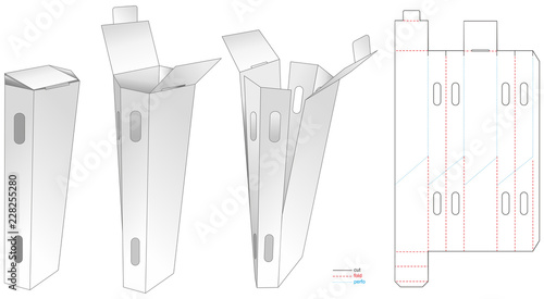 Die stamp doner food kebab box graphics