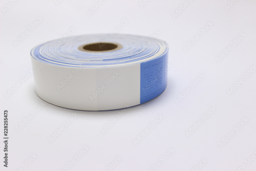 Wristband with blue layout for industries and business Wristband with blue layout for industries and business