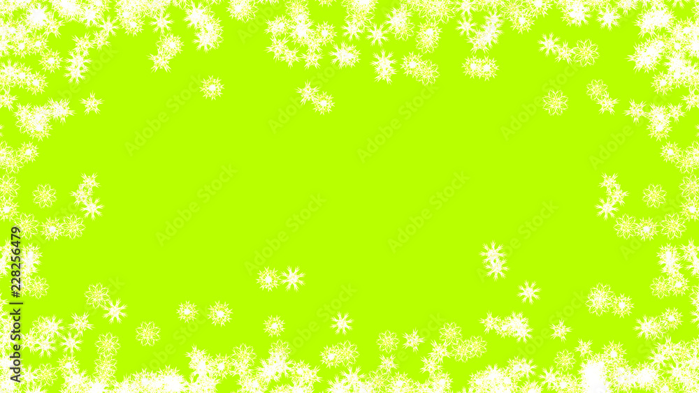 Abstract background with a variety of colorful snowflakes. Big and small. Abstract background with a variety of colorful snowflakes. Big and small.
