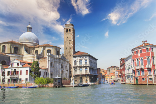 Beautiful views of the Grand Canal in Venice, Italy © marinadatsenko