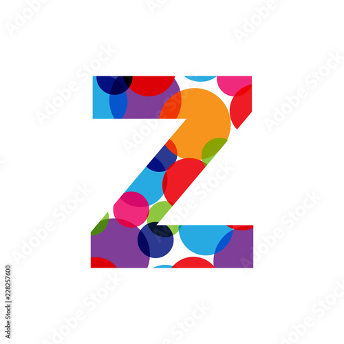 initial letter z CIRCLE ABSTRACT