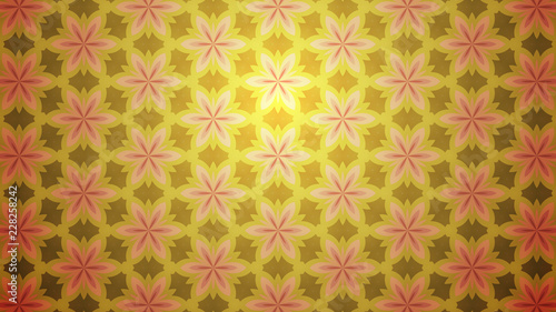 Background with a colorful, diverse cyclic pattern.