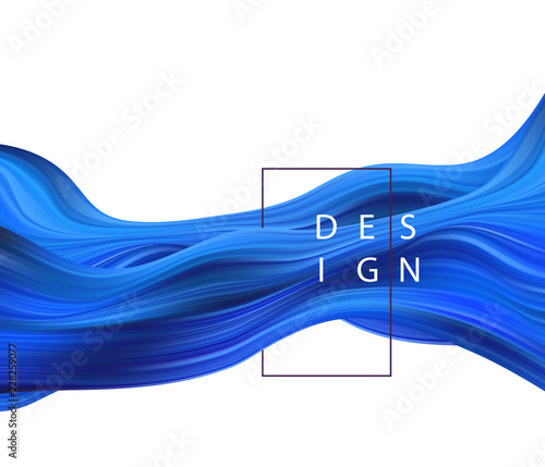 Abstract colorful vector background, color flow liquid wave