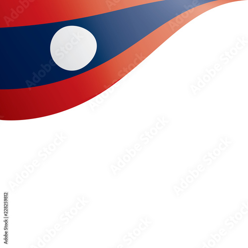 Free Download Laos flag, vector illustration on a white background - GFXLoad
