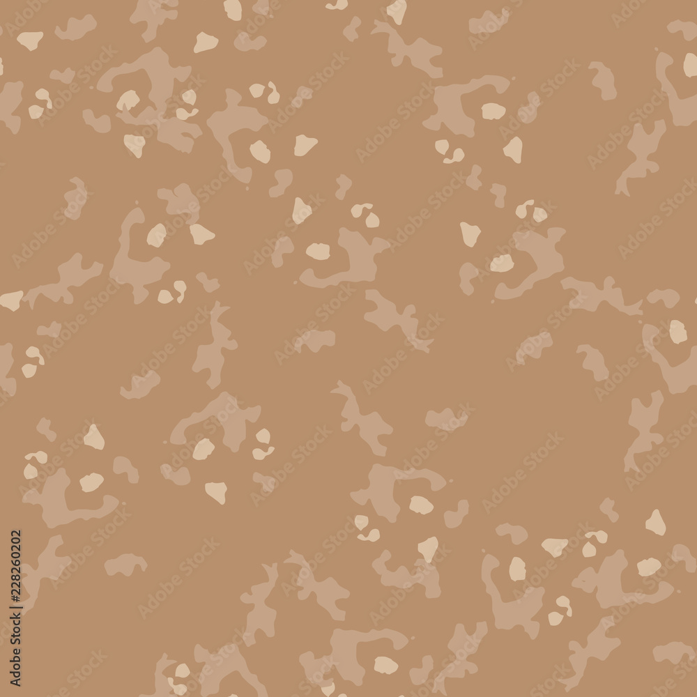 UFO military camouflage seamless pattern in different shades of beige and brown colors UFO military camouflage seamless pattern in different shades of beige and brown colors