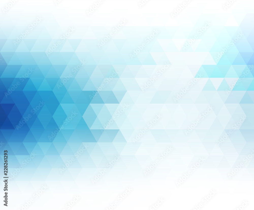 Obraz premium Vector color abstract geometric banner with triangle.