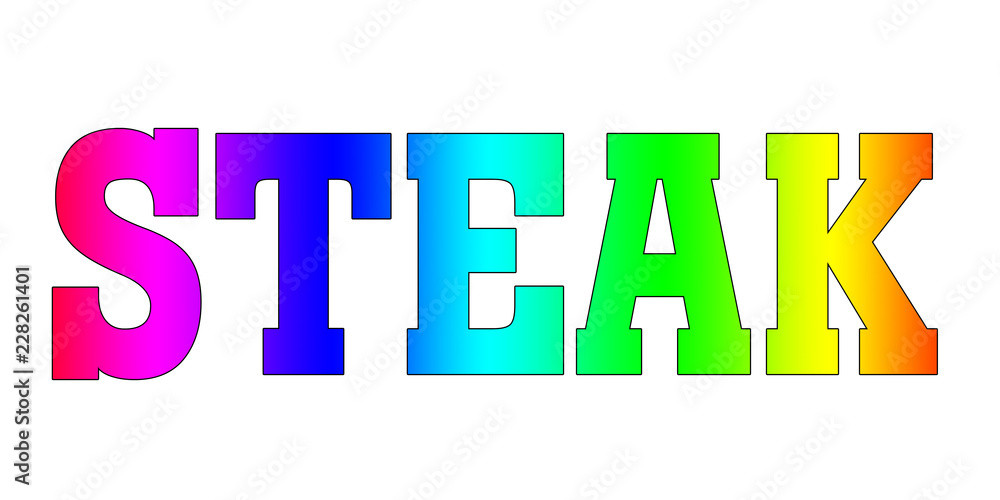 steak Rainbow logo steak Rainbow logo