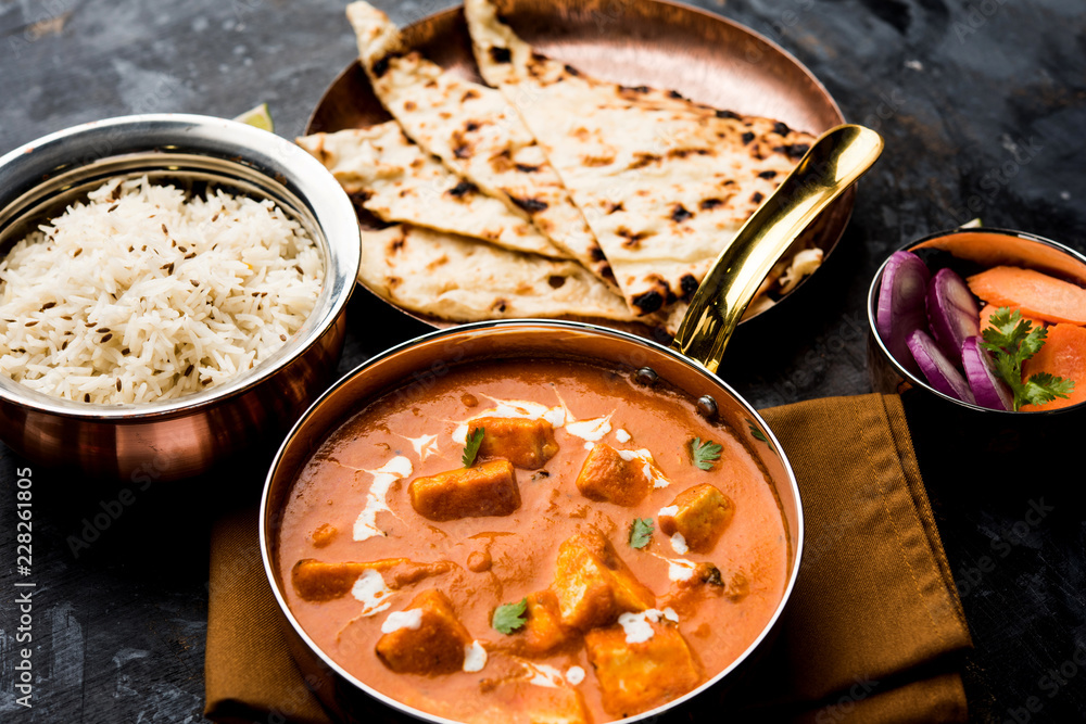 Paneer Butter Masala With Roti