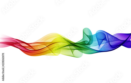 Abstract colorful vector background, color flow wave for design brochure, website, flyer.