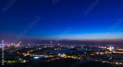 Fototapeta Naklejka Na Ścianę i Meble -  nanjing city at night