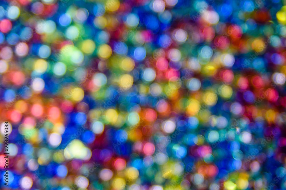 Blurred and abstract multicolored pattern. Bokeh background