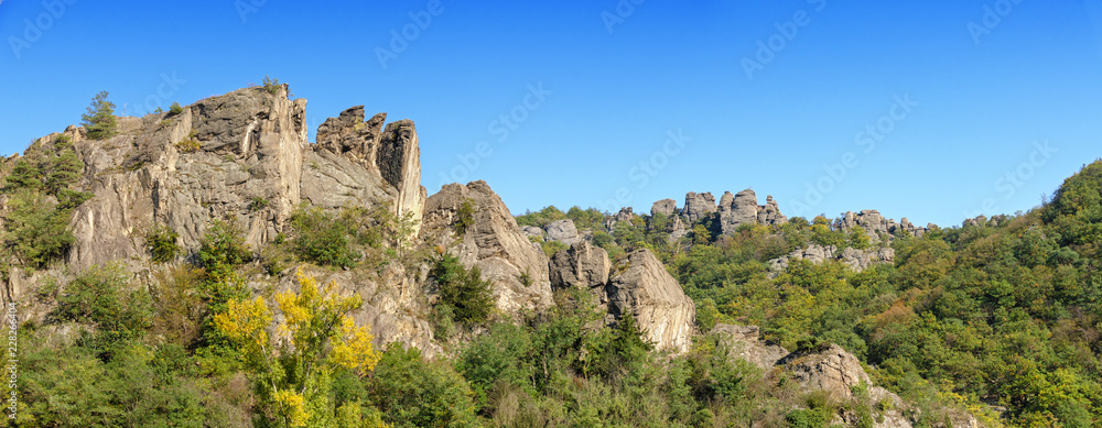 Rocks in the Danube valley