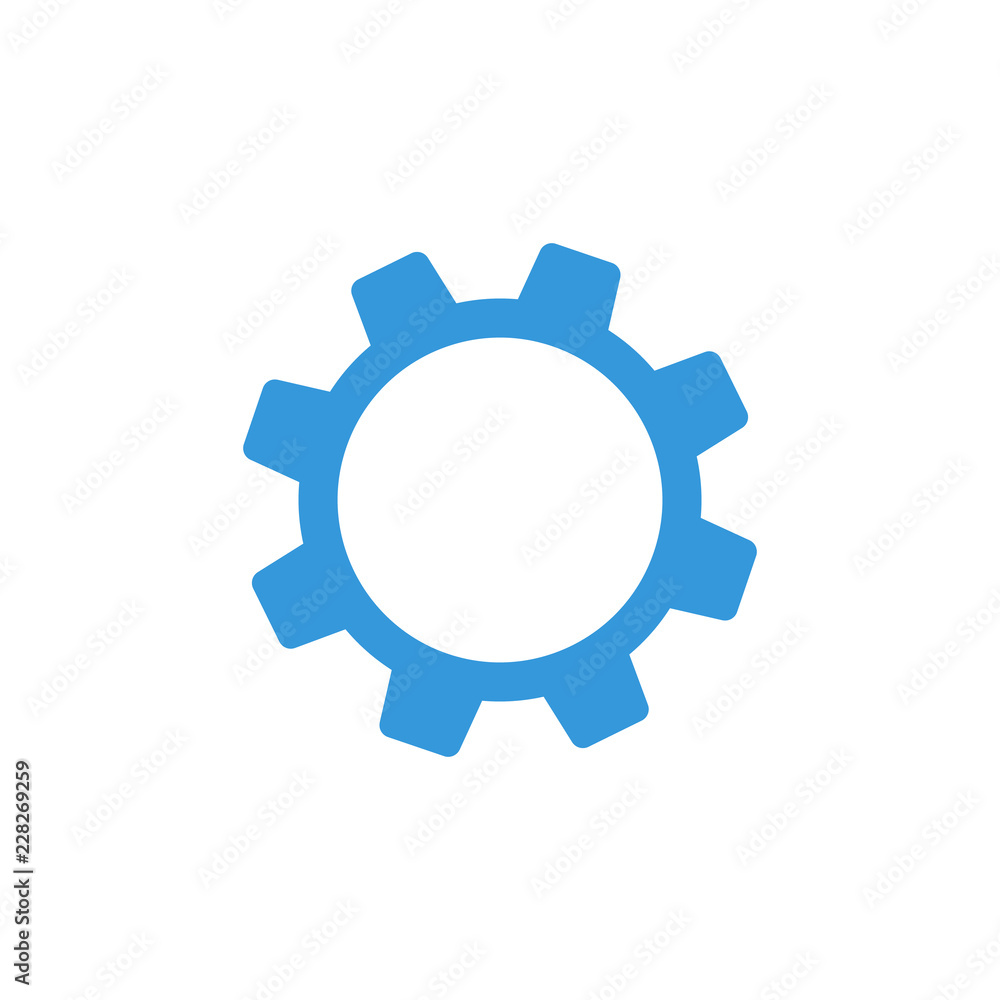 gears machinery. Settings vector icon for websites projects