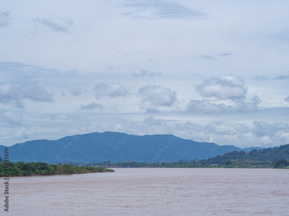 Mekong River in Chiang Sean. Thailand.