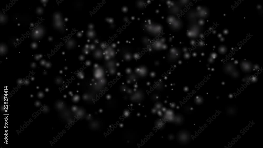 Background dark - particles white Background dark - particles white